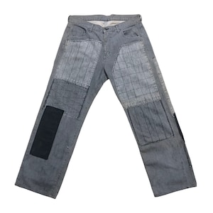 Grannskapsdenim Anpassad design Patchwork-jeans Japanskt märke Designer Shinsuke Takizawa Streetwear Storlek M