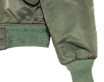 Vintage 70s I. Spiewak MA-1 Bomber Jacket: USAF Military Flight