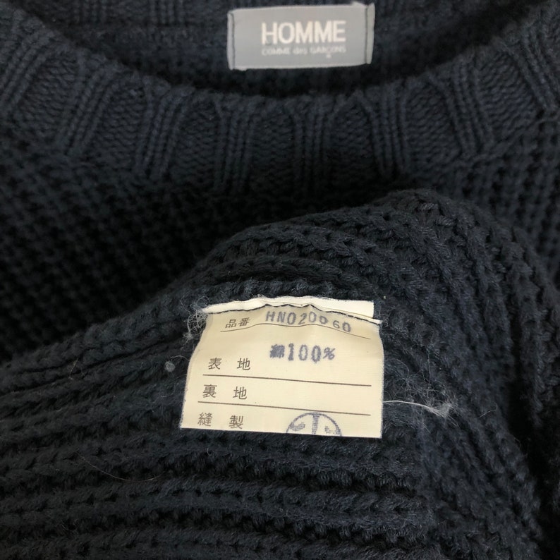 Vintage Comme des Garcons Surfers Knitted Jumper Size S