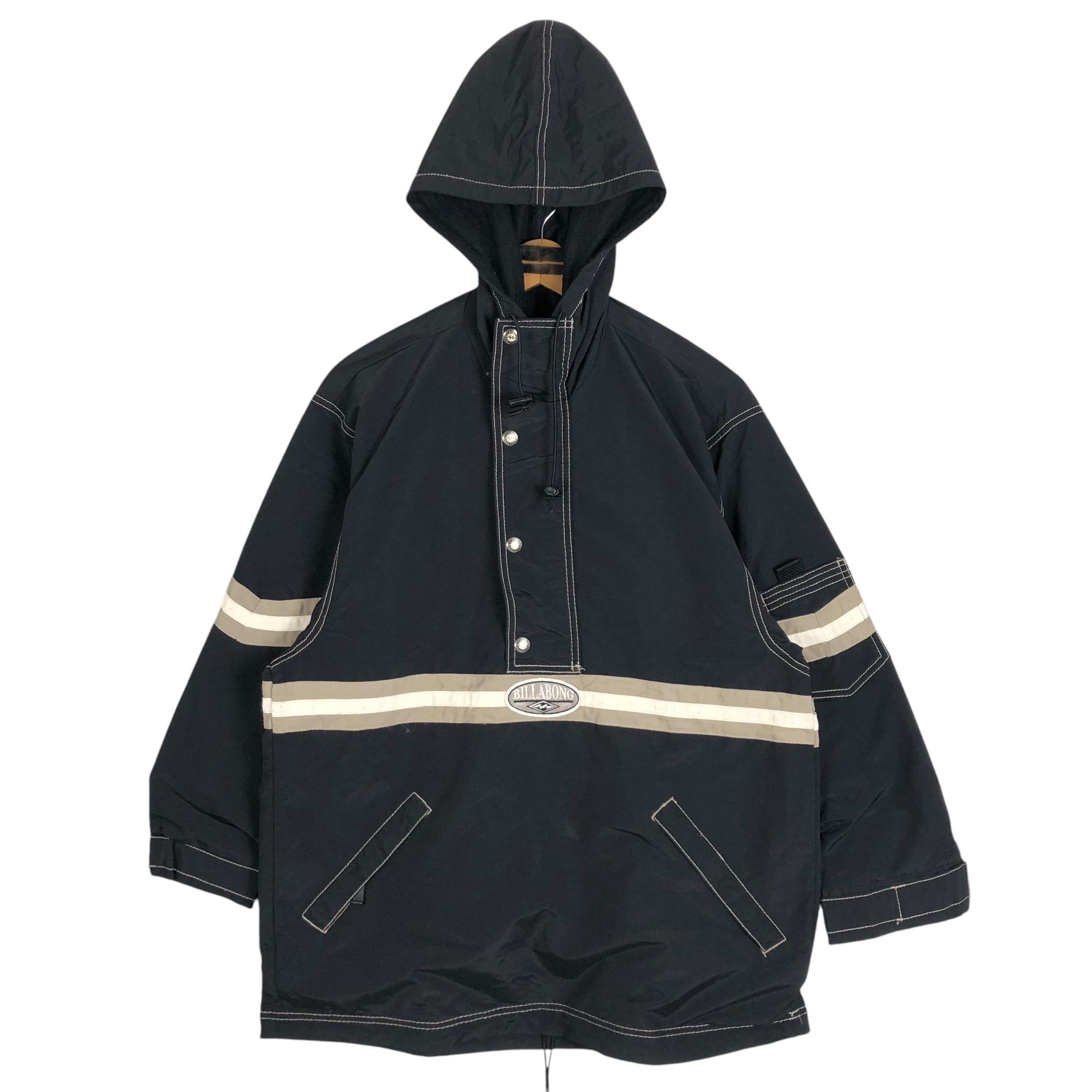 Vintage 90s Billabong Australia Road Trip Hooded Anorak Jacket