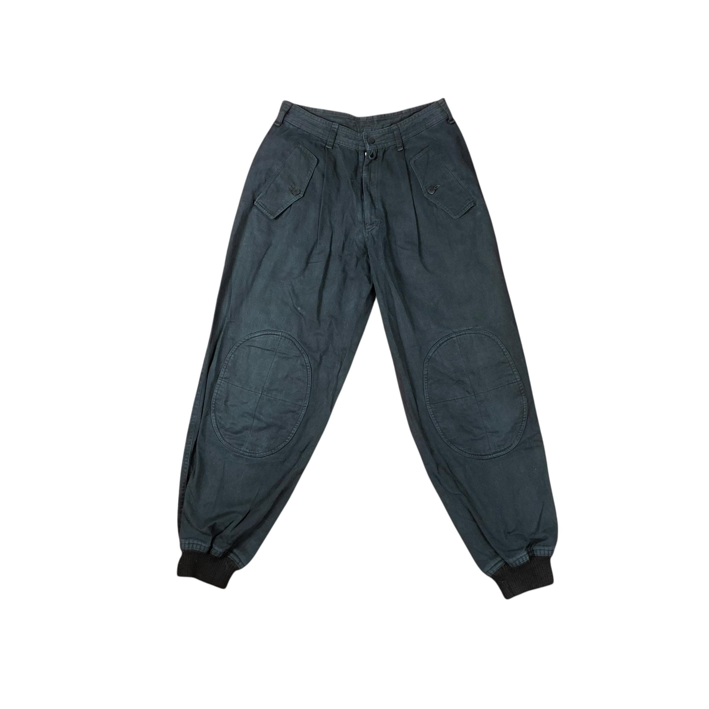 【筆タグ】ISSEY MIYAKE フリル ショートパンツ 黒 80s 日本製 Vintage 80s Issey Sport Parachute Style Cargo Pants Issey Miyake