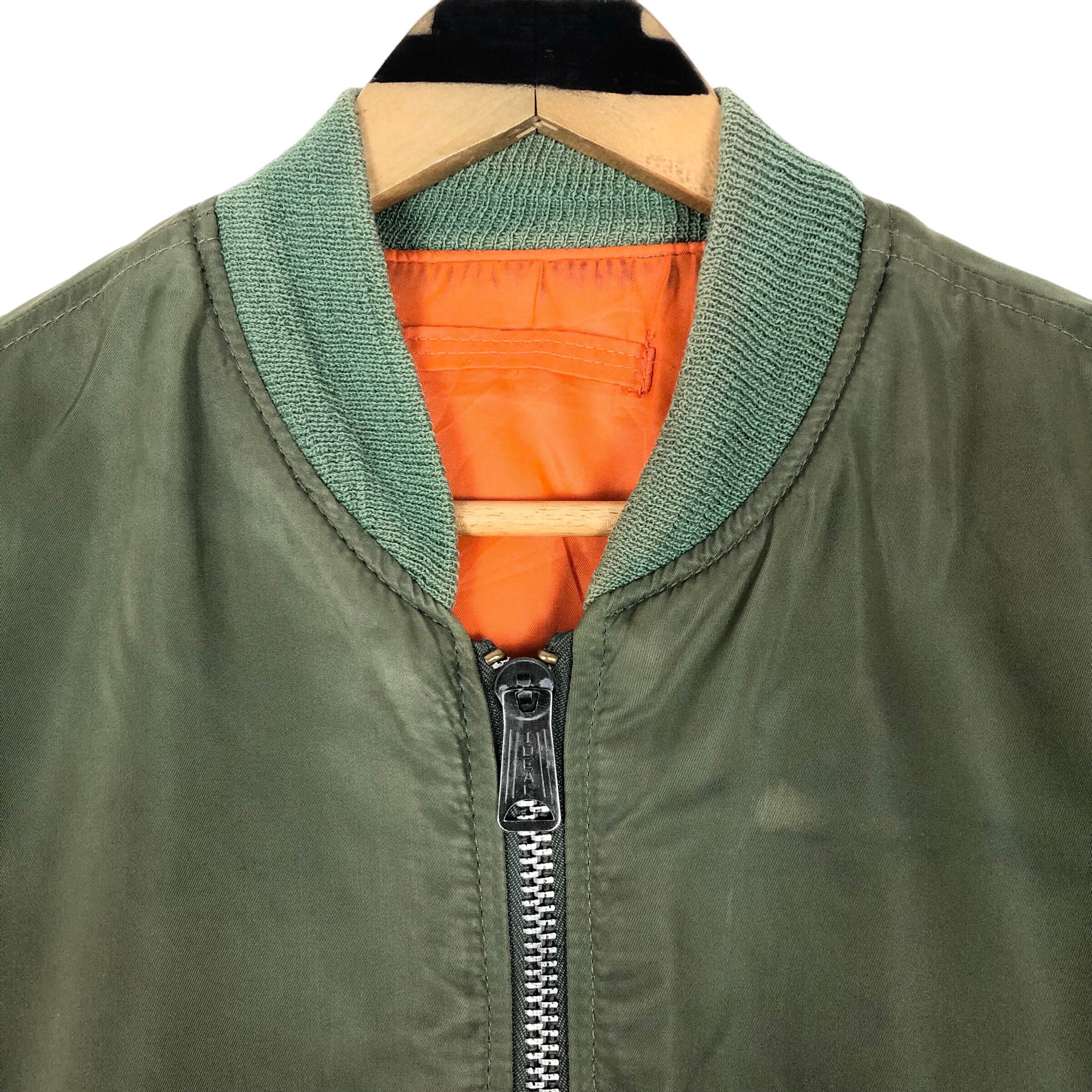 Vintage 70s I. Spiewak & Sons Inc MA-1 Bomber Jacket Full Vintage 70s I. Spiewak & Sons Inc MA-1 Bomber Jacket Full