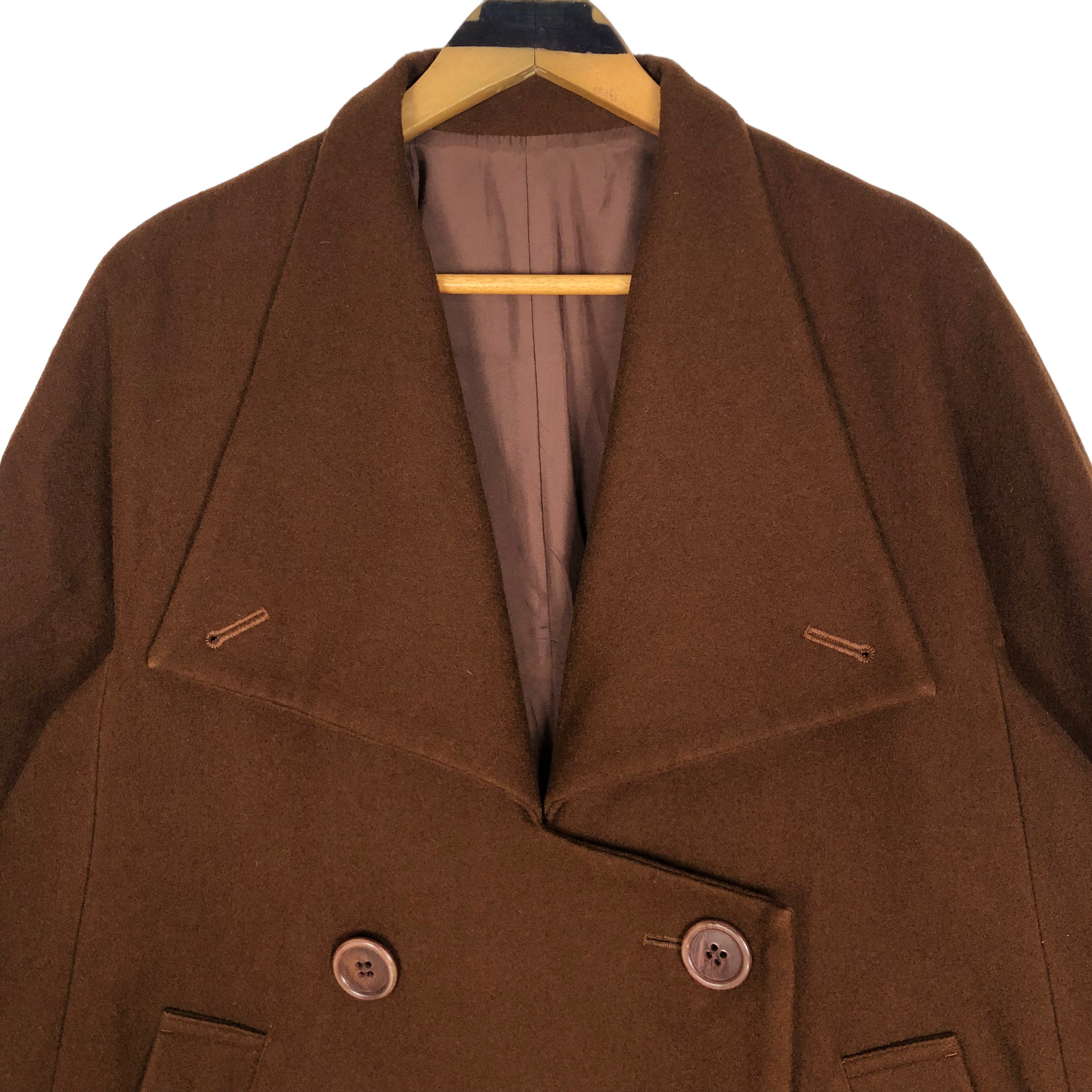 ヴィンテージ Y's ヨウジヤマモト ウールトレンチコート：オーバー