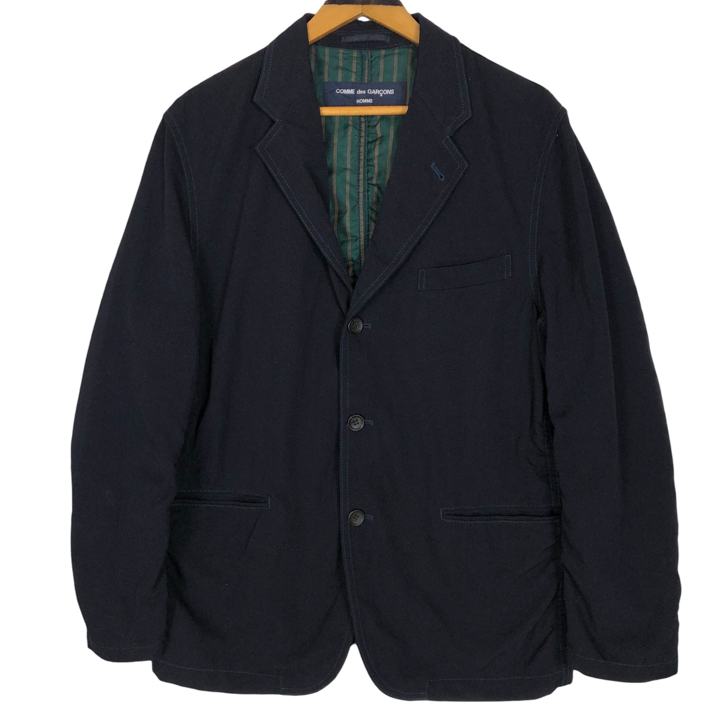 Vintage Comme Des Garcons Homme 2014 A/W Laine Wool Coat Single