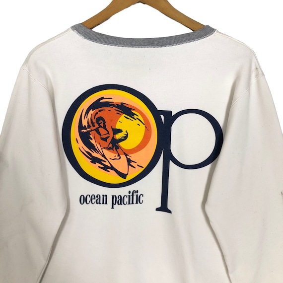 Vintage Ocean Pacific Crewneck Sweatshirt Pullover Sweater