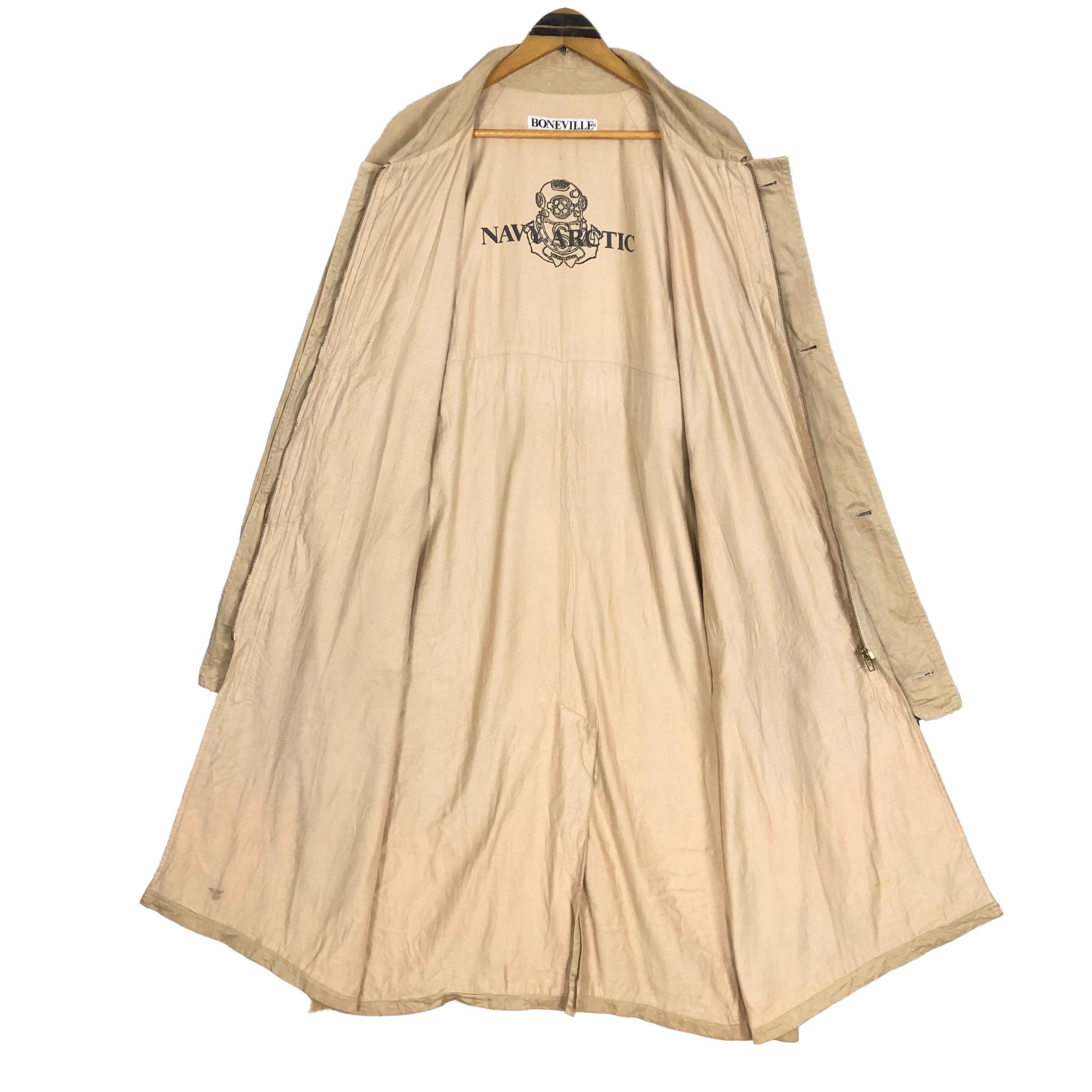 Vintage 90s Boneville Navy Arctic Car Coat C.P. Company Trench