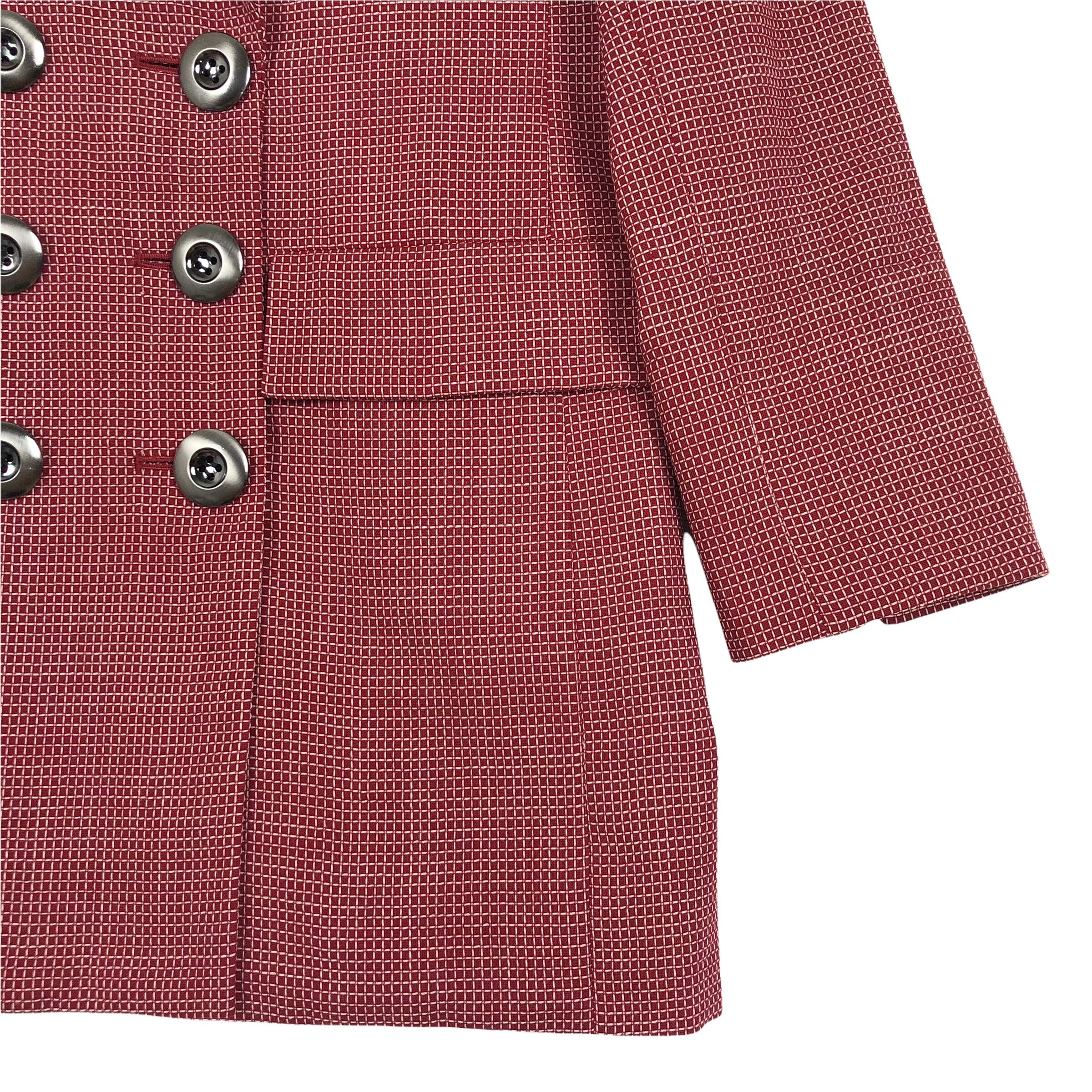 Vintage 90s Christian Dior Wool Coat Light Jacket Single