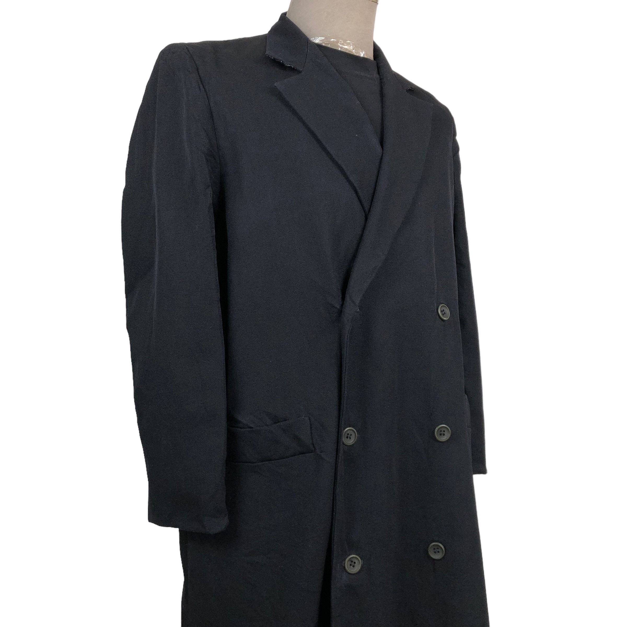 Vintage 80s Y's Yohji Yamamoto Double Breasted Cotton Canvas