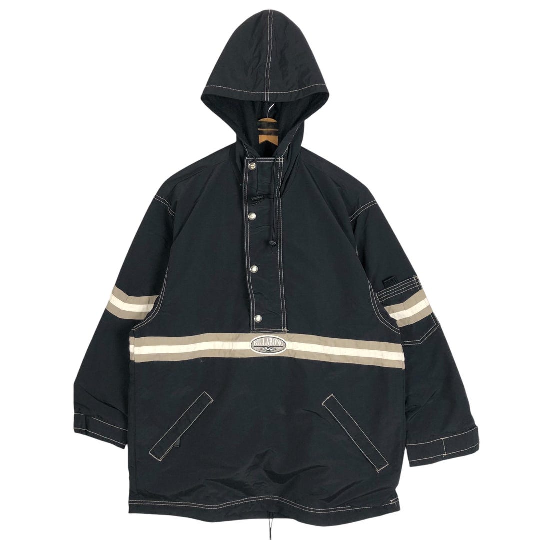 スノーボード 90s BILABONG /SKI Anorak Parka Set Vintage 90s Billabong Anorak Jacket: Embroidered Logo Pullover