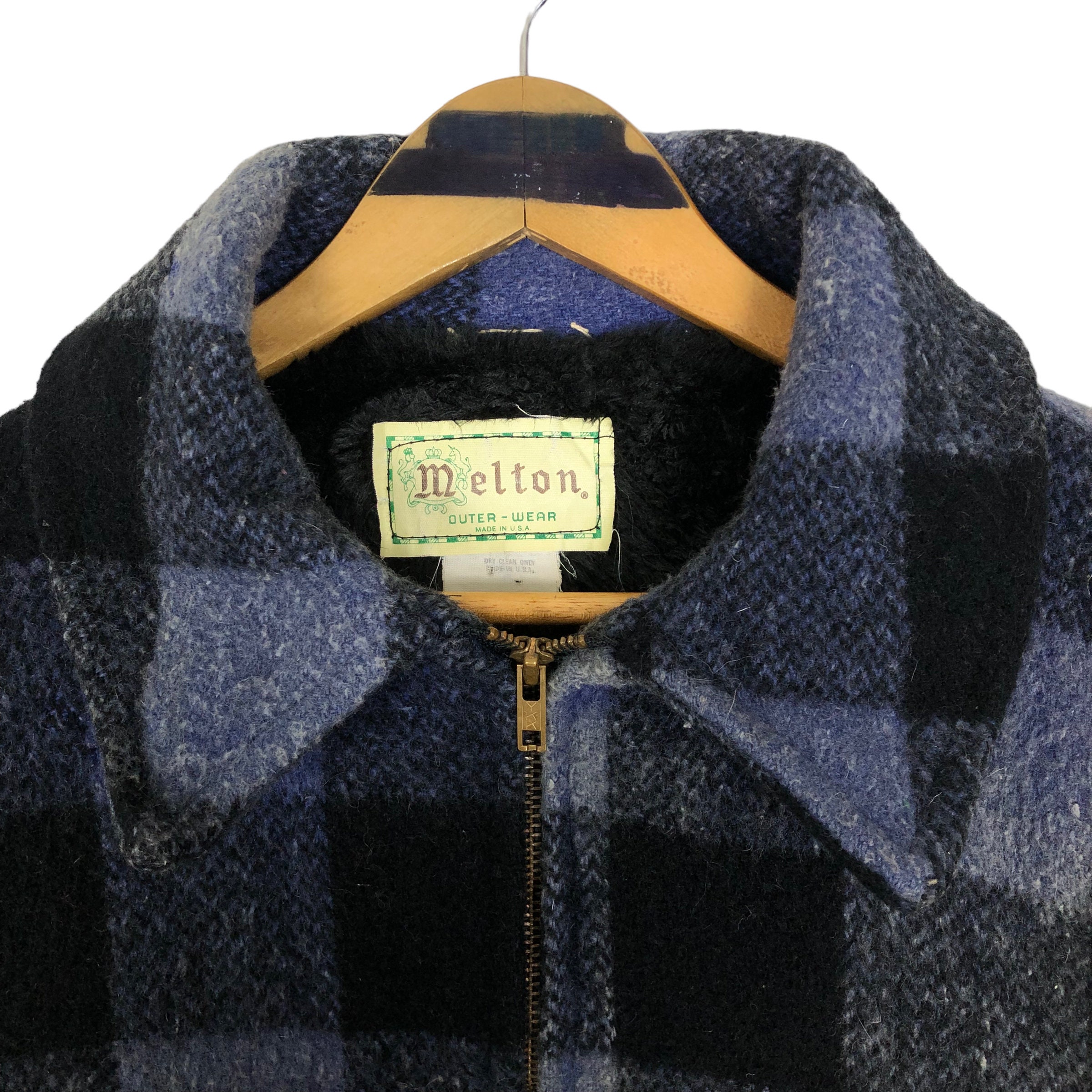 Vintage 90s Melton Outer Wear Flannel Wool Western Jacket Vintage 90s Melton Outer Wear Flannel Wool Western Jacket