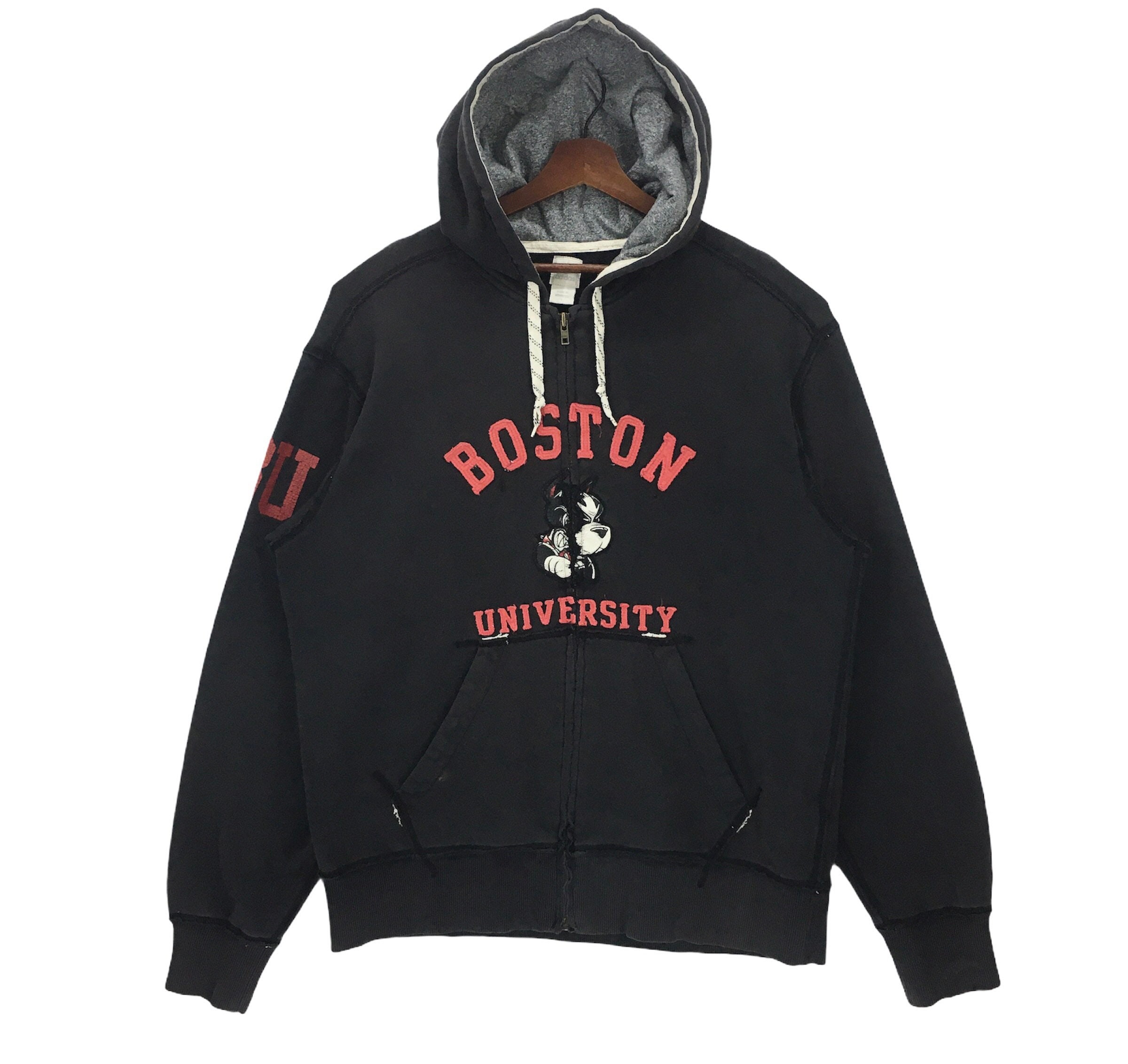 Vintage Adidas X Boston University Terriers Football Hoodie Vintage Adidas X Boston University Terriers Football Hoodie