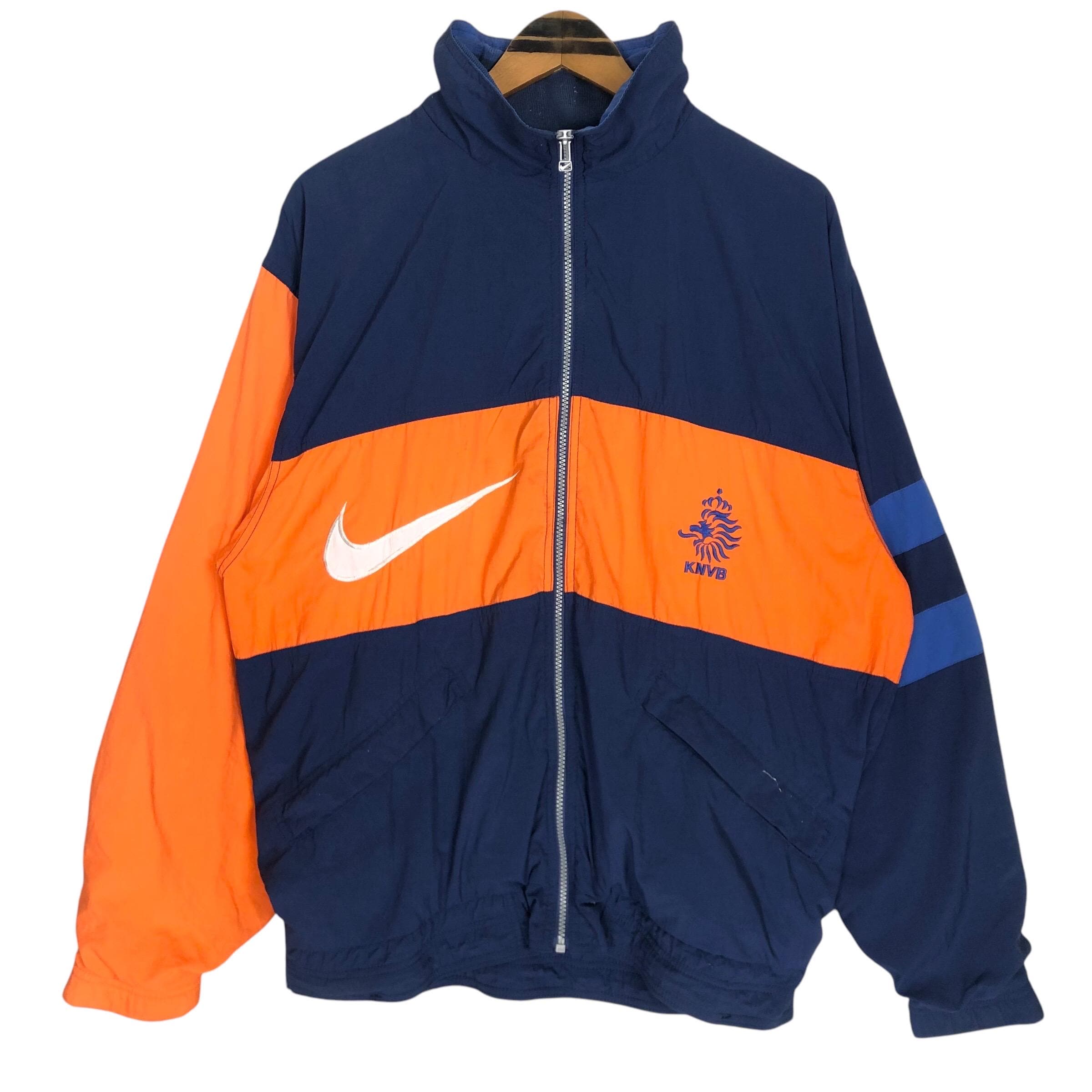 Vintage 90s Nike Netherlands Windbreaker Jacket Nylon Holland KNVB