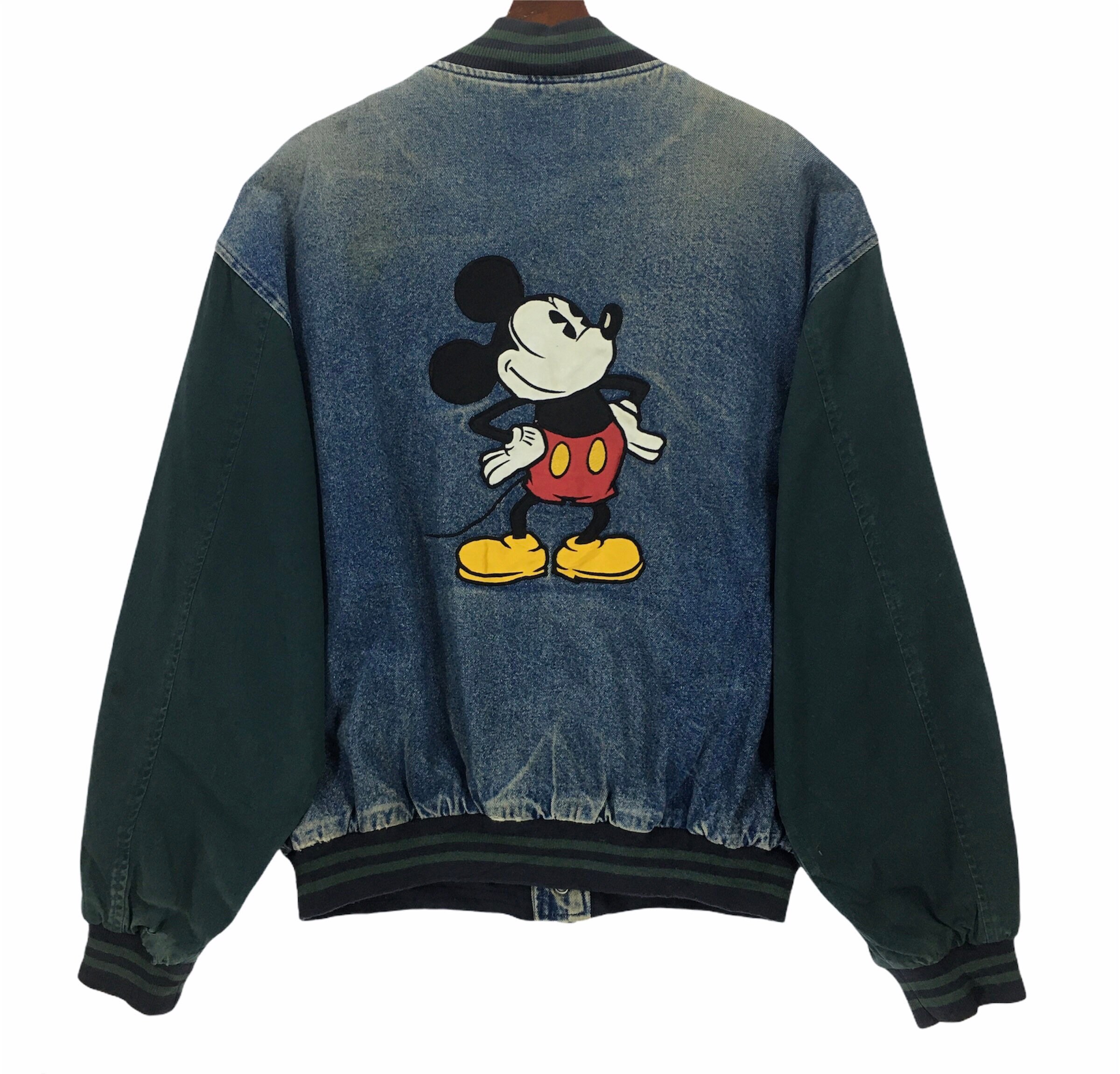 Mickey mouse letterman jacket for deals adults