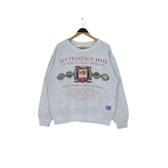 Vintage 90s San Francisco 49ers Crewneck Sweatshirt - Nutmeg Mills
