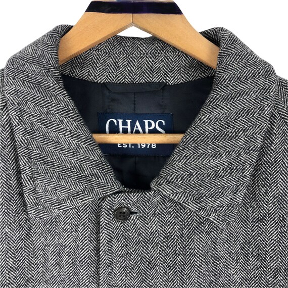 Chaps Ralph Lauren Topcoat Overcoat Wool Trench C… - image 6