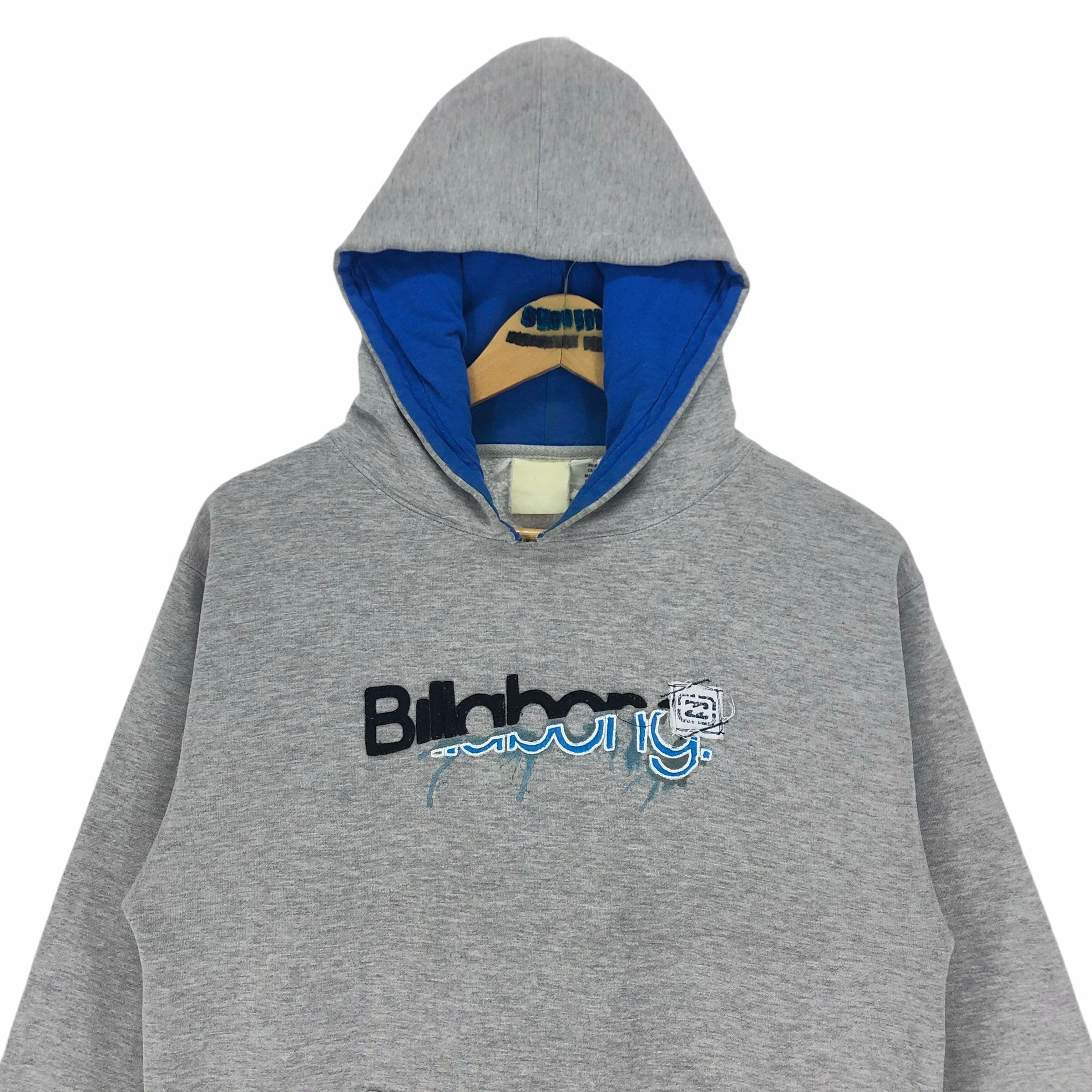 海外から輸入 Billabong Vintage Hoodie Logo Big Sweatshirt Pullover Clothing