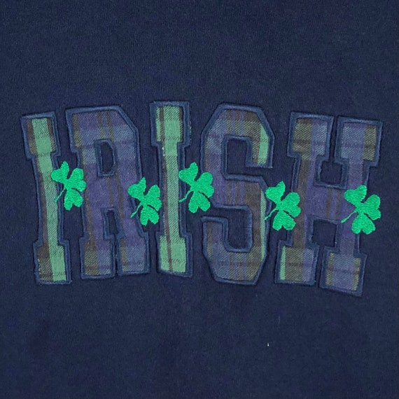 Vintage 90s Irish Saint Patrick Shamrock Crewneck… - image 6