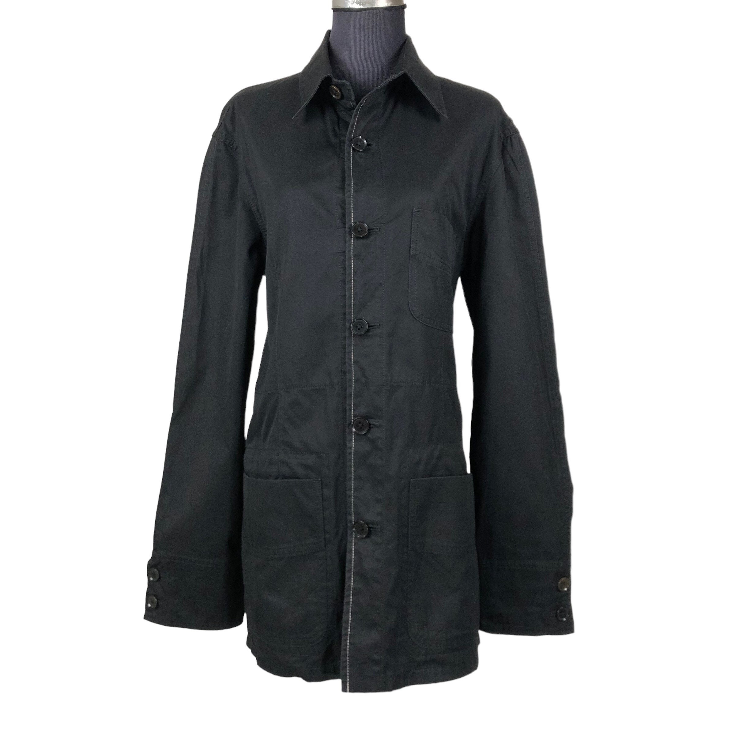 Y’s Yohji Yamamoto Coat Jacket 8OZ DENIM PEAKED LAPEL JACKET – THE SHOP YOHJI YAMAMOTO