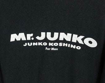 Vintage Mr Junko by Junko Koshino For Men Crewneck Sweatshirt Pullover Spell Out Big Logo Made In Japan Japanese Brand Streetwear Size L Vintage Mr Junko by Junko Koshino For Men Crewneck Sweatshirt Pullover Spell Out Big Logo Made In Japan Japanese Brand Streetwear Size L