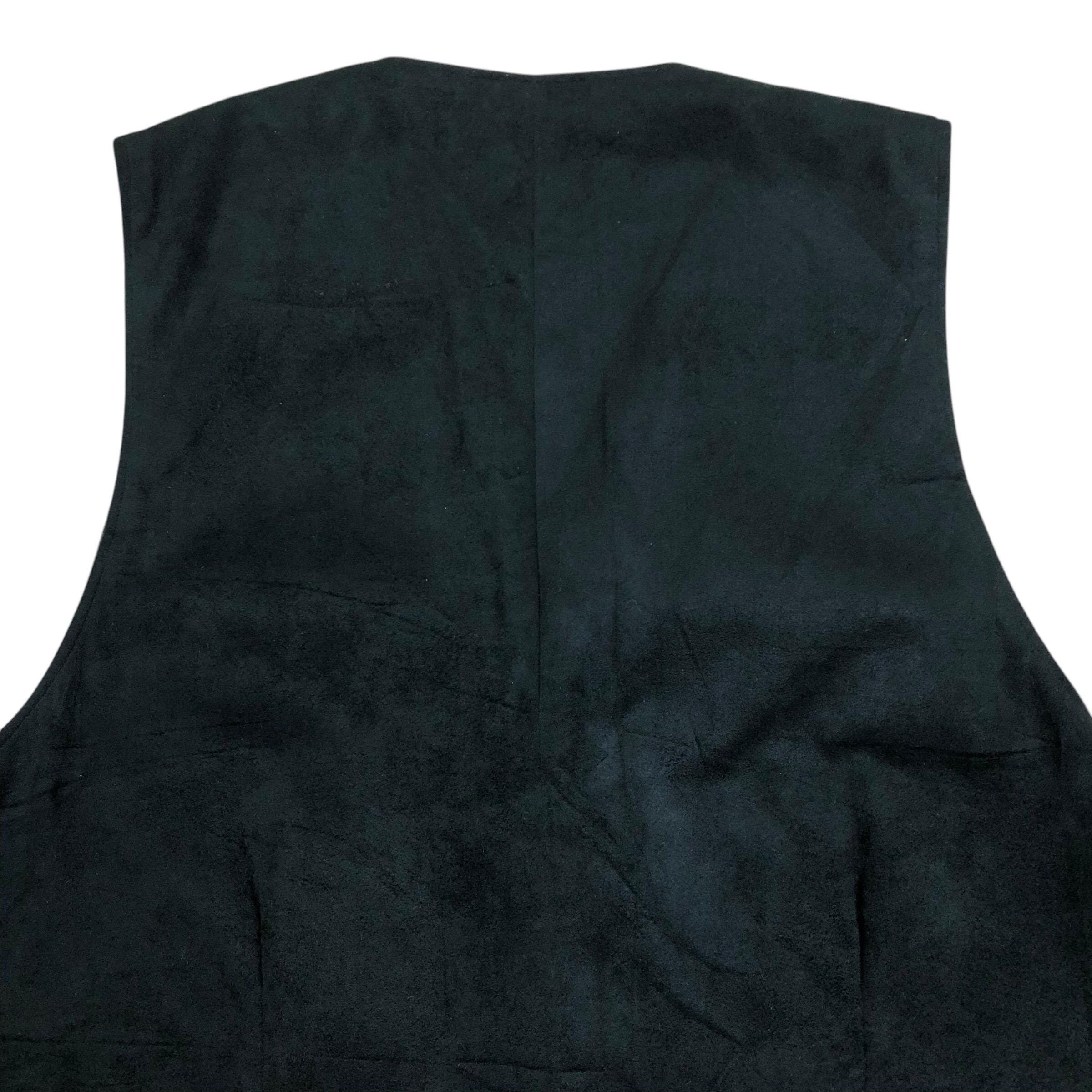 Vintage 90s Native Components Vest Handmade Sleeveless Wool