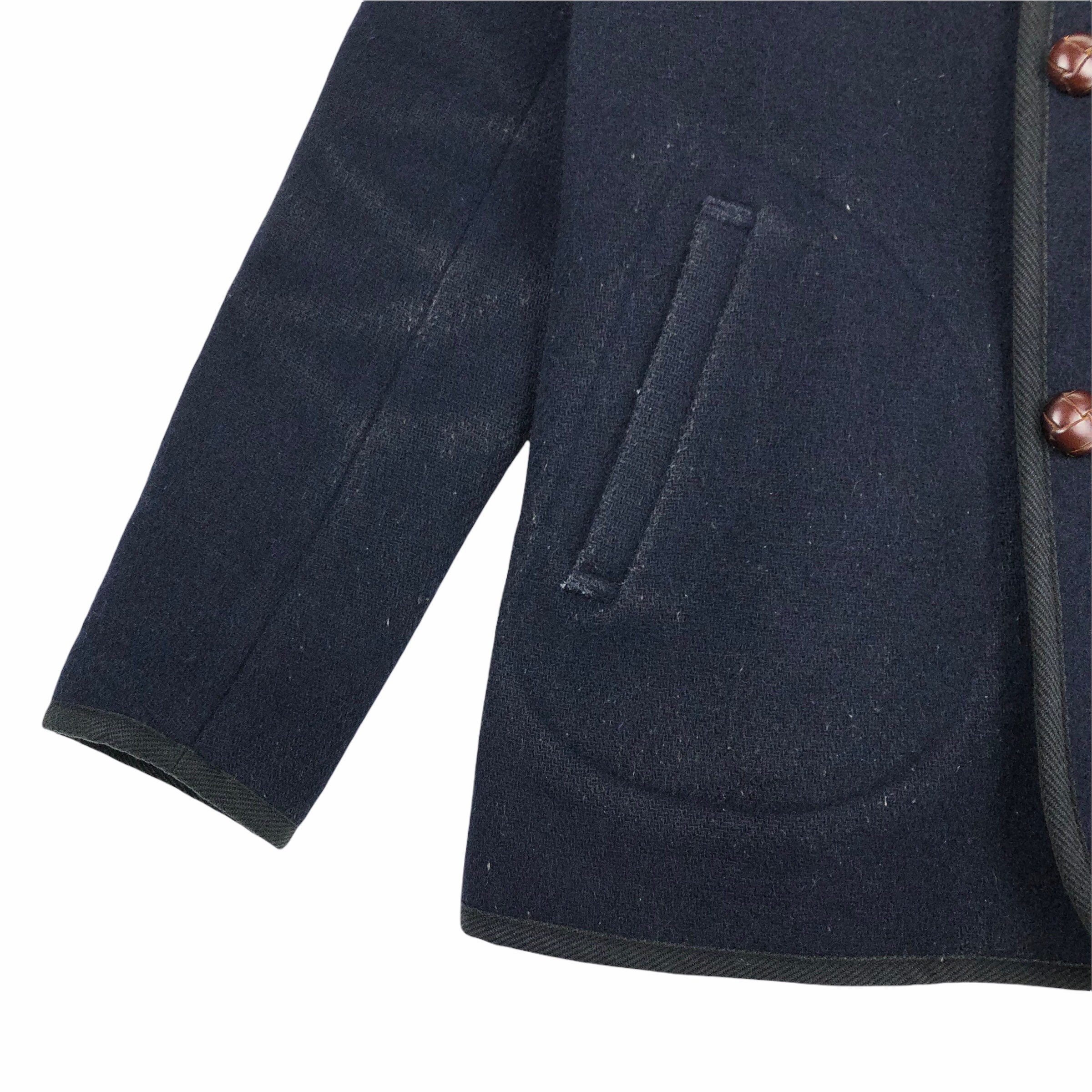 Vintage Danton Wool Peacoat Hoodie - French Workwear Jacket - Size