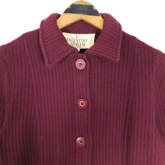 Vintage 90s Valentino Garavani Boutique Wool Coat… - image 2