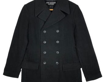 Comme des Garçons 2010 Wool P Coat Vintage Designer Comme des Garcons Jacket