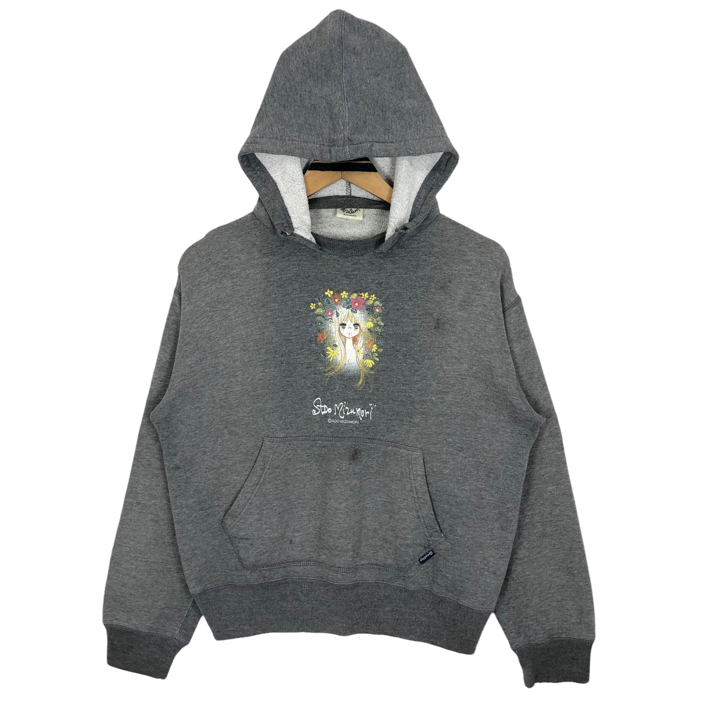 Ado フーディー Singer Ado Cartoon Print Zip Up Hoodie Women Men Harajuku