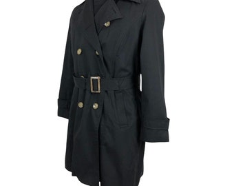 MASAKI MATUSHIMA vintage coat コート　トレンチ ヴィンテージ マサキマツシマ ブラック ベルト付き トレンチコート