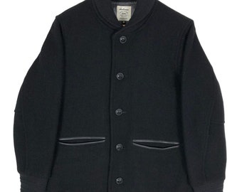 Vintage Jackman Wool Jacket Tanabe Meriyasu Japanese Shawl Collar