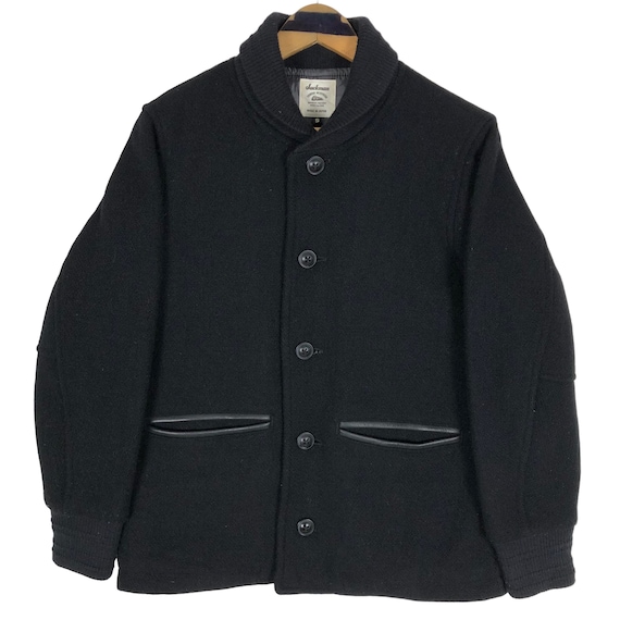 Vintage Jackman Wool Jacket Tanabe Meriyasu Japanese Shawl Collar