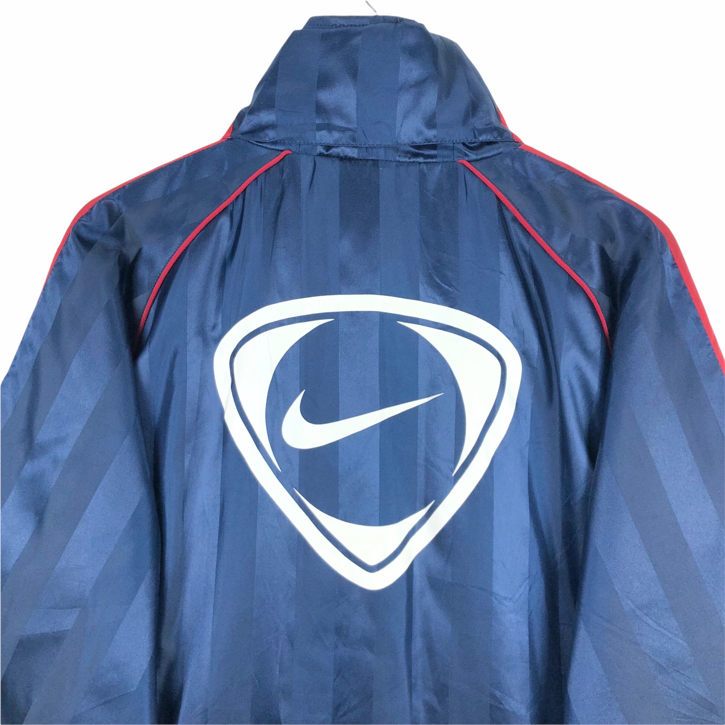 Vintage Kashima Antlers Nike Swoosh Warm up Jacket Long Jacket