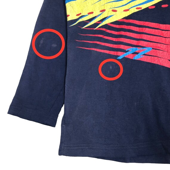 Vintage 90s Nike Swoosh Crewneck Sweatshirt Pullo… - image 2