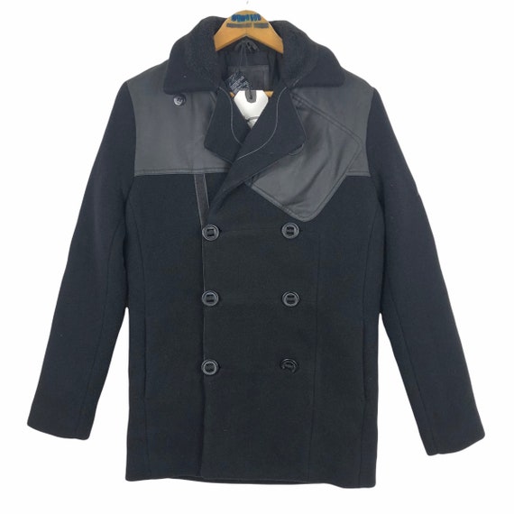 Denham Kahn Peacoat Spongy Melton Wool Coated Canvas Panel - Etsy