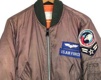 Vintage 90s US Air Force MA-1 Bomber Jacket: Mcdonnell Douglas F