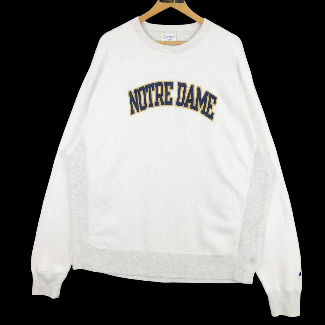 Vintage 90s Champion Reverse Weave Notre Dame Sweatshirt