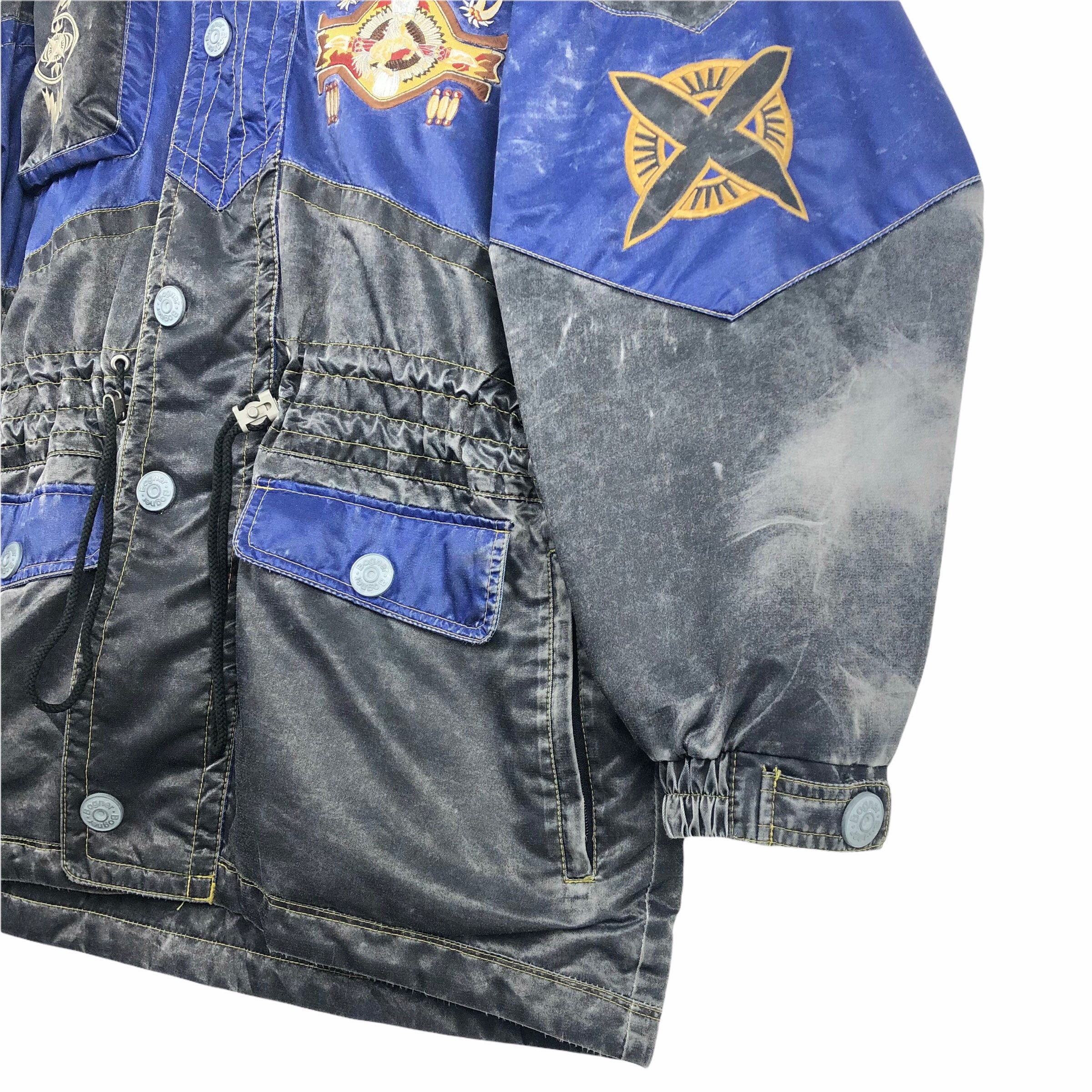 Vintage 80s 90s Bogner Winter Ski Jacket Oversized Embroidery
