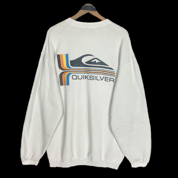 Sudadera vintage de los años 90 con cuello redondo de Quiksilver
