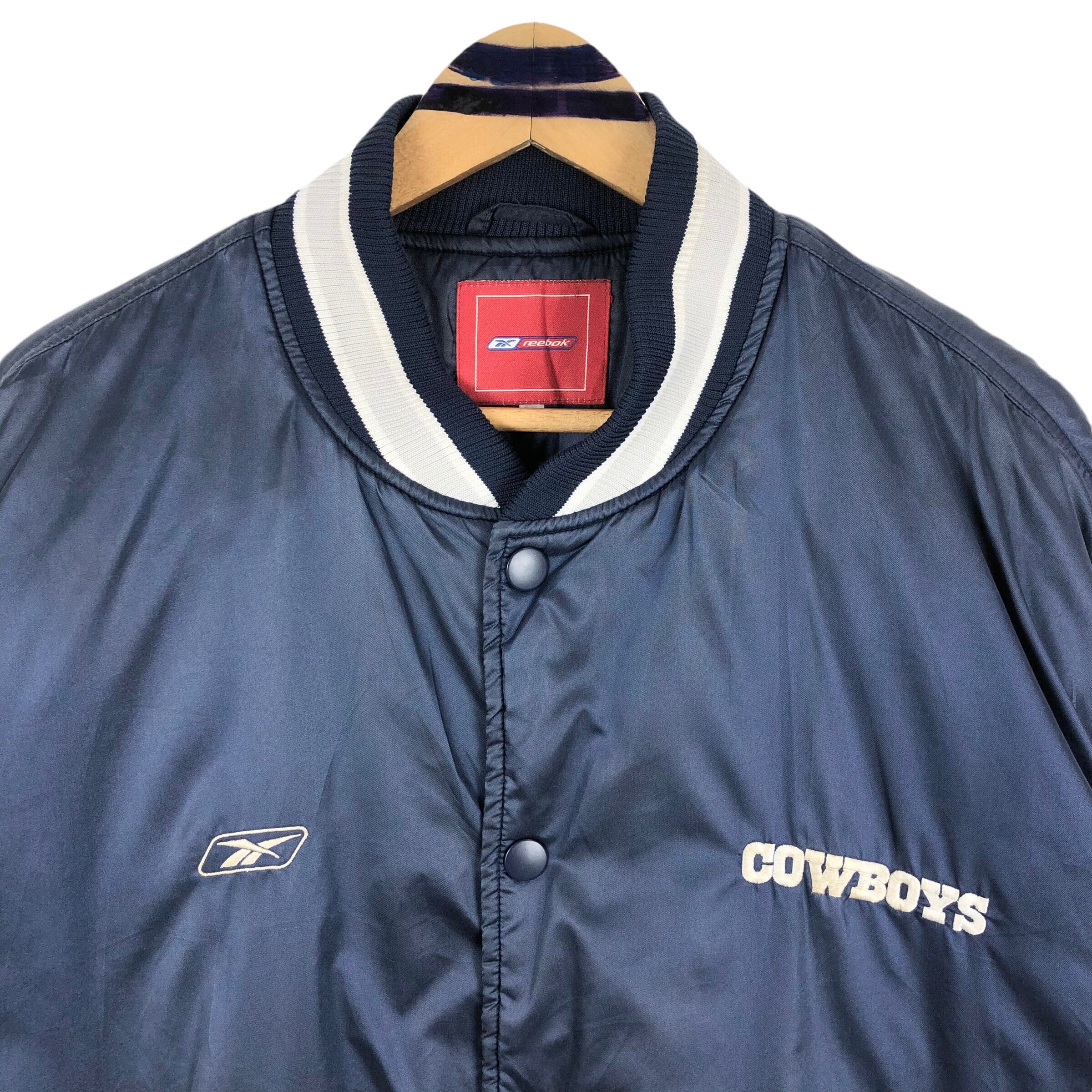 Vintage NFL Dallas Cowboys Reebok Varsity Jacket - Embroidered Big 