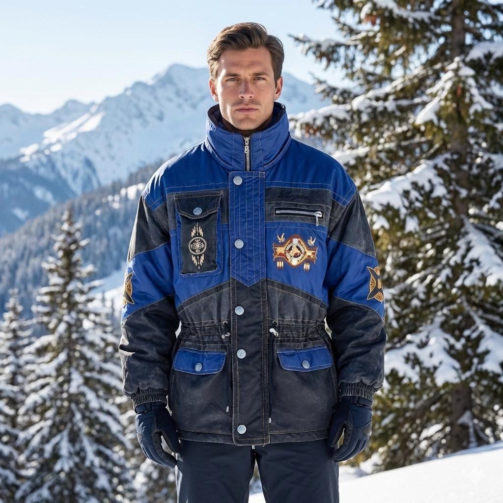 ヴィンテージ 80年代 90年代 Bogner 冬用スキージャケット オーバー