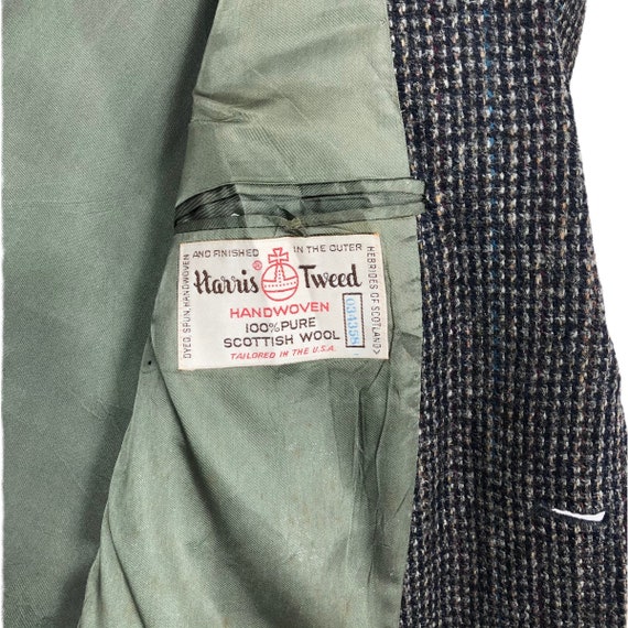 Vintage 90s Harris Tweed X George Barry Wool Coat… - image 6