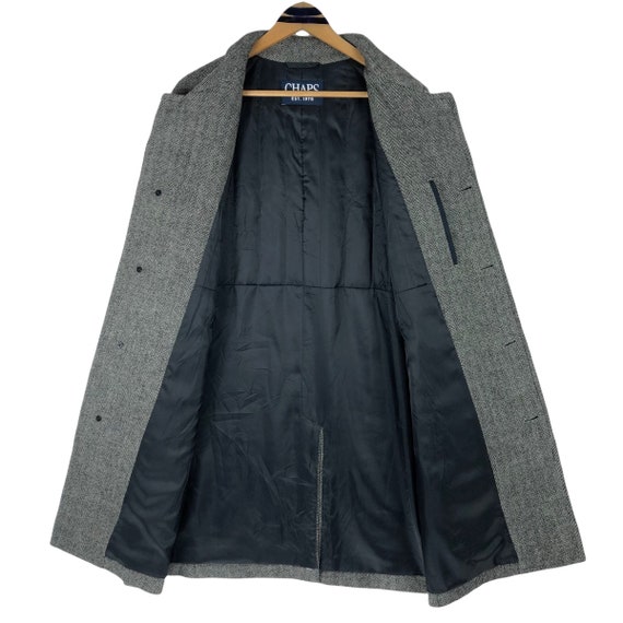 Chaps Ralph Lauren Topcoat Overcoat Wool Trench C… - image 8