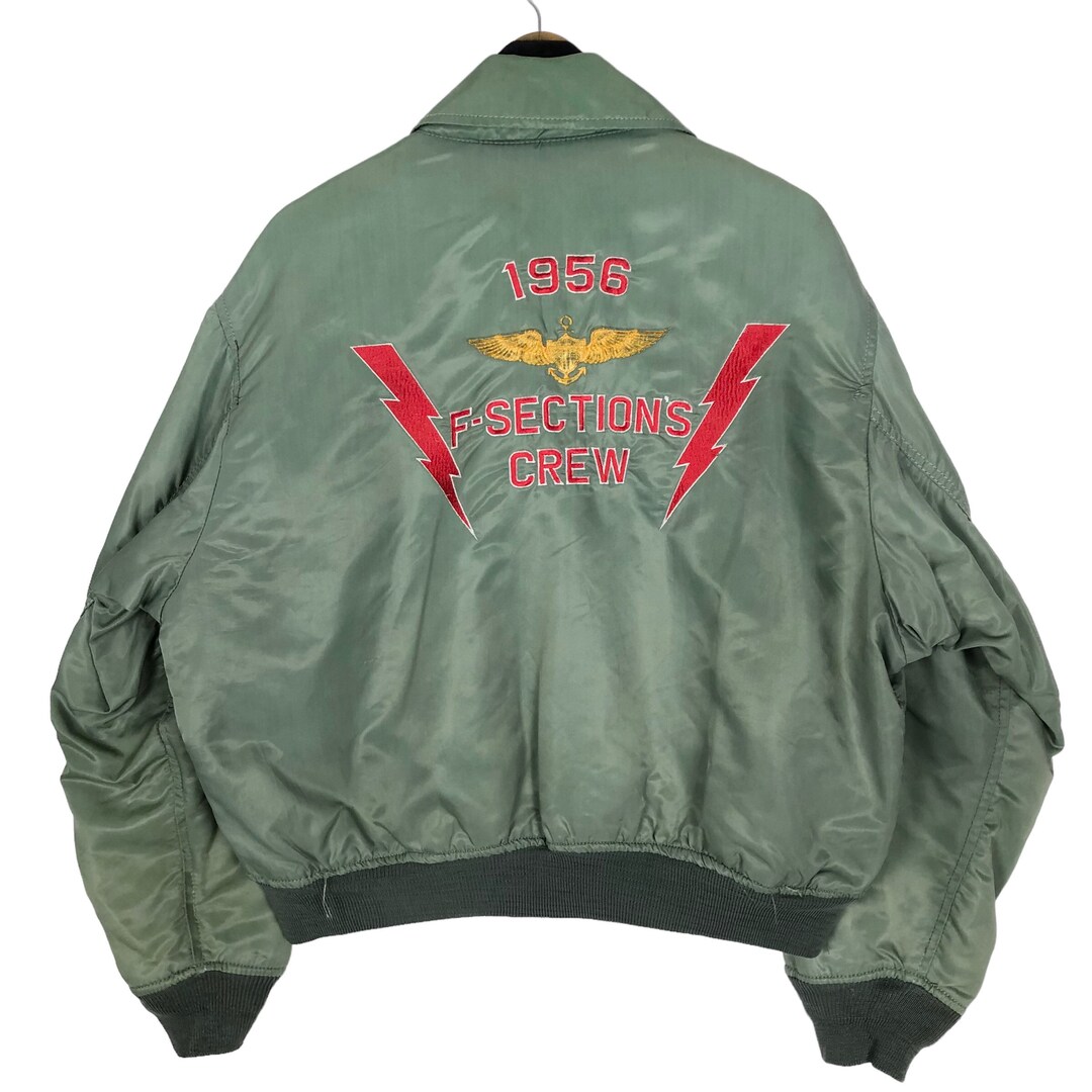 ALPHA INDUSTRIES Reversible Flight MA-1 Bomber Jacket Silver