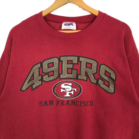 Vintage 2000s NFL 49ers Crewneck Sweatshirt - Nutmeg Mills Big