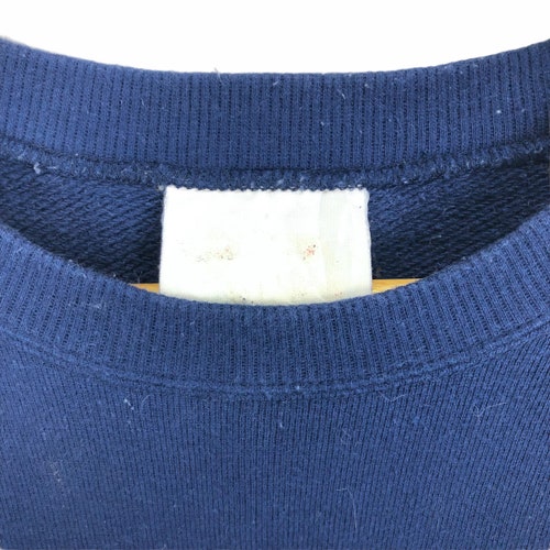 Vintage 90s Bugs Bunny Warner Bros Studio Crewneck Sweatshirt Pullover Big Logo Spell shops Out Streetwear Defects Size S