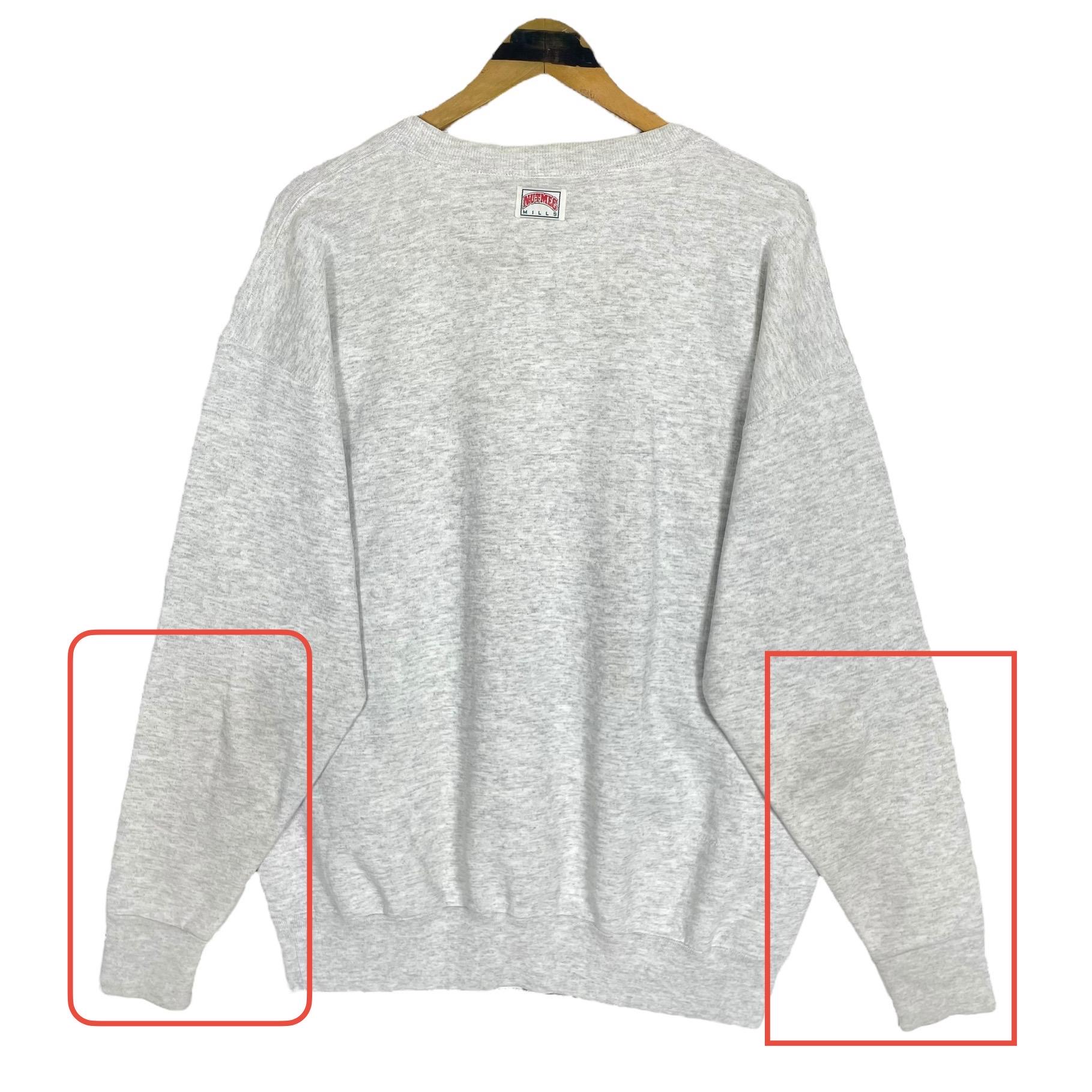 Vintage 90s San Francisco 49ers Sweatshirt: Nutmeg Mills Big Logo