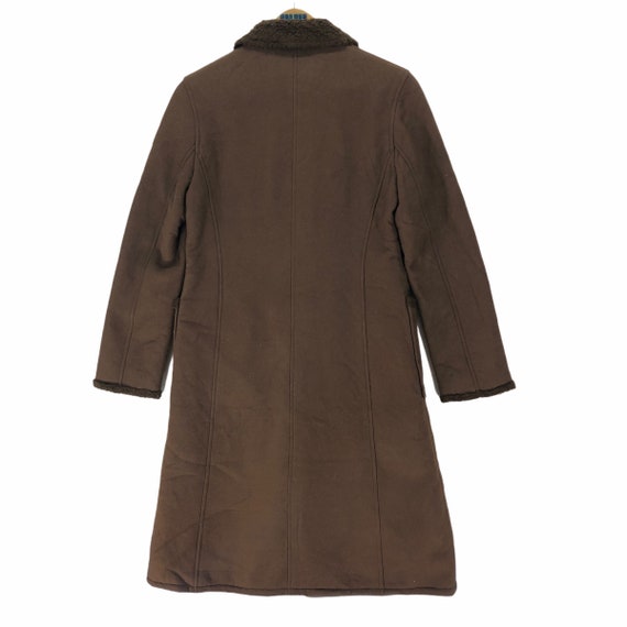 Vintage Balenciaga Paris Trench Coat Polyester Acrylic Zip up