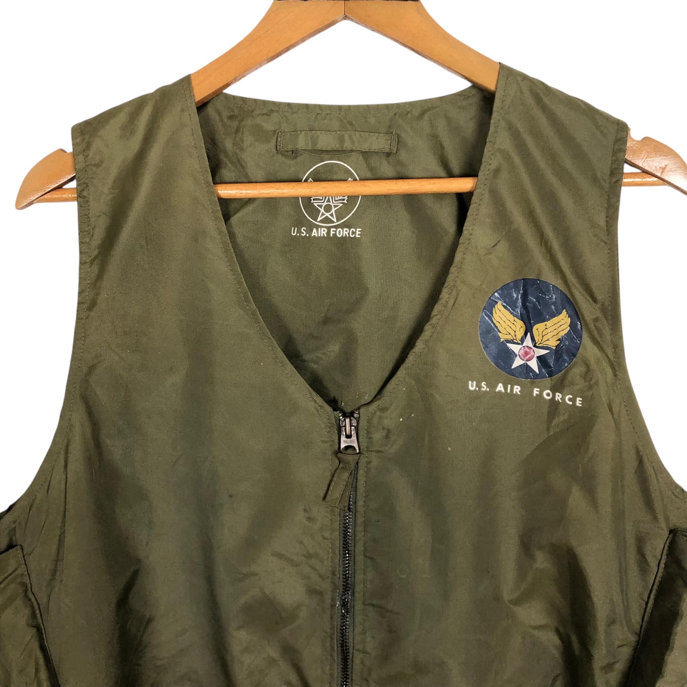 Vintage 90s US Air Force Tactical Vest: Small Logo Streetwear 