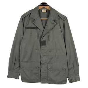 Vintage 80s French Army Field Jacket Military Warein Lille 1988 Light Jacket 88 M 7080/8090 Size Small Medium