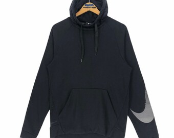 Vintage Nike Swoosh Pullover Hoodie Big Logo Dri-Fit Unisex Size S